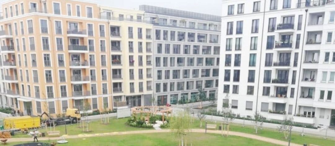 NEUBAU WOHN- UND GESCHÄFTSBAU MIT STADTGARTEN BOXHAGENER STRASSE 